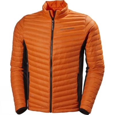 Chaqueta Esqui Helly Hansen Verglas Hybrid Insulator Hombre - Naranjas - Chile OFW472190